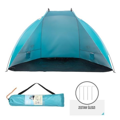 NC8030 TURKUSOWY NAMIOT PLAŻOWY 260X120X120 CM NILS CAMP NC8030 TURKUSOWY NAMIOT PLAŻOWY 260X120X120 CM NILS CAMP