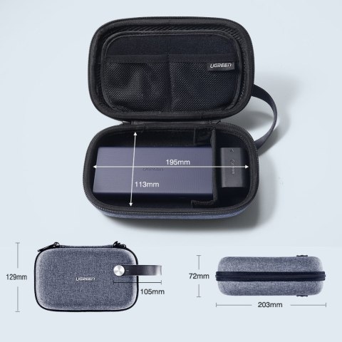 Etui pudełko na dysk twardy HDD SSD telefon i akcesoria do telefonów szary Etui pudełko na dysk twardy HDD SSD telefon i akcesoria do telefonów szary