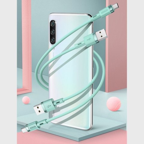 Kabel przewód USB - USB-C 2.4A 1.2 m biały Kabel przewód USB - USB-C 2.4A 1.2 m biały