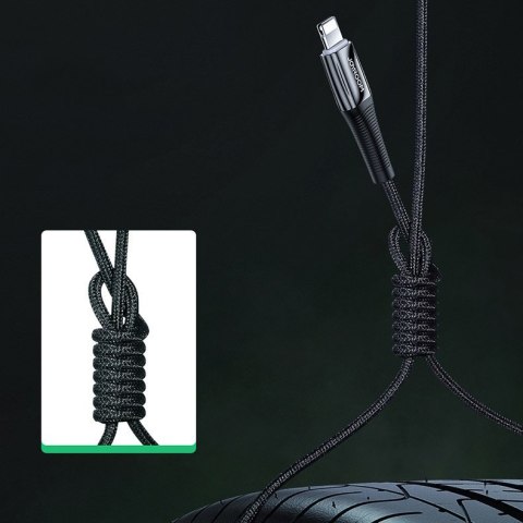 Kabel przewód do iPhone USB-C - Lightning Power Delivery 20W 2.4A 1.2m czerwony Kabel przewód do iPhone USB-C - Lightning Power Delivery 20W 2.4A 1.2m czerwony