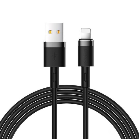 Kabel przewód do iPhone USB - Lightning 2.4A 1.2m czarny Kabel przewód do iPhone USB - Lightning 2.4A 1.2m czarny