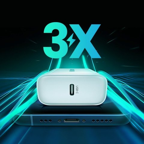 Ładowarka sieciowa USB Power Delivery 3.0 Quick Charge 4.0+ 20W 3A biały Ładowarka sieciowa USB Power Delivery 3.0 Quick Charge 4.0+ 20W 3A biały