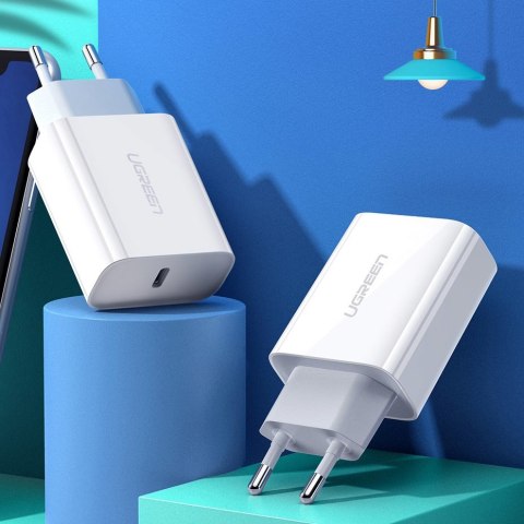 Ładowarka sieciowa USB Power Delivery 3.0 Quick Charge 4.0+ 20W 3A biały Ładowarka sieciowa USB Power Delivery 3.0 Quick Charge 4.0+ 20W 3A biały