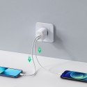 Ładowarka sieciowa do telefonu 2x USB-C 40W Power Delivery biały