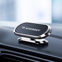Samoprzylepny magnetyczny uchwyt samochodowy obrotowy 360 na deskę rozdzielczą srebrny