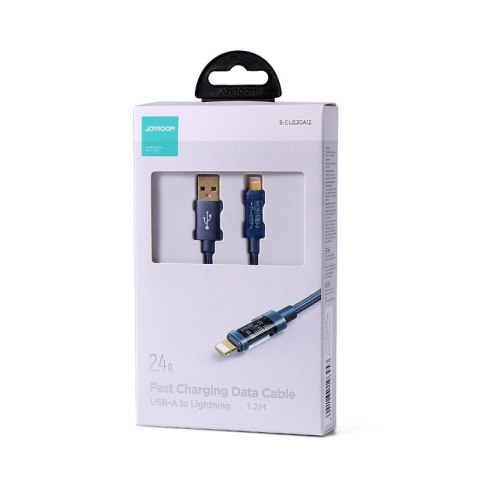 Kabel do iPhone USB - Lightning do ładowania i transmisji danych 2.4A 20W 1.2m niebieski Kabel do iPhone USB - Lightning do ładowania i transmisji danych 2.4A 20W 1.2m niebieski