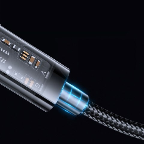 Kabel do iPhone USB - Lightning do ładowania i transmisji danych 2.4A 20W 2m niebieski Kabel do iPhone USB - Lightning do ładowania i transmisji danych 2.4A 20W 2m niebieski