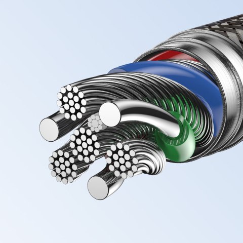 Kabel do szybkiego ładowania i transmisji danych USB-C USB-C PD 60W 2m czarny Kabel do szybkiego ładowania i transmisji danych USB-C USB-C PD 60W 2m czarny