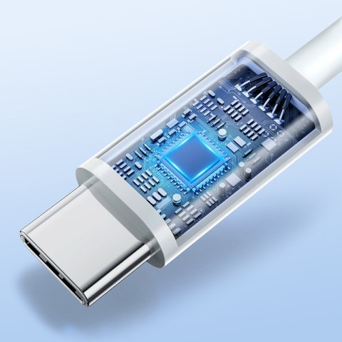 Kabel przewód do telefonów iPhone MFi USB-C - Lightning 27W PD 1.2m biały Kabel przewód do telefonów iPhone MFi USB-C - Lightning 27W PD 1.2m biały