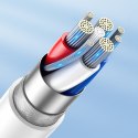 Kabel przewód do telefonów iPhone MFi USB-C - Lightning 27W PD 1.2m biały