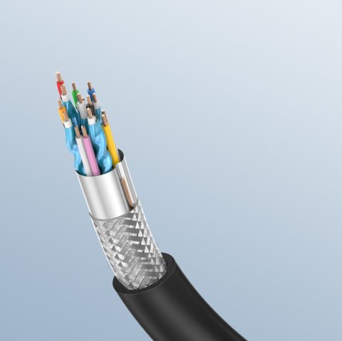 Kabel przewód HDMI 2.0 4K 60Hz 30AWG 2m czarny Kabel przewód HDMI 2.0 4K 60Hz 30AWG 2m czarny