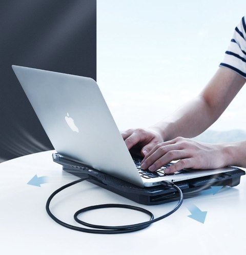 Kabel przewód USB 2.0 męski 2m czarny Kabel przewód USB 2.0 męski 2m czarny