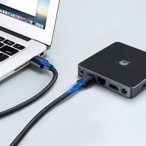 Kabel przewód USB 3.2 1m czarny Kabel przewód USB 3.2 1m czarny