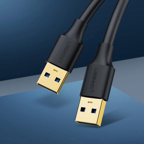 Kabel przewód USB 3.2 1m czarny Kabel przewód USB 3.2 1m czarny