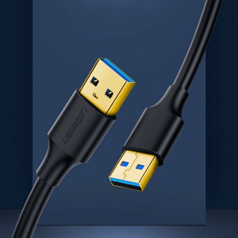Kabel przewód USB 3.2 1m czarny Kabel przewód USB 3.2 1m czarny