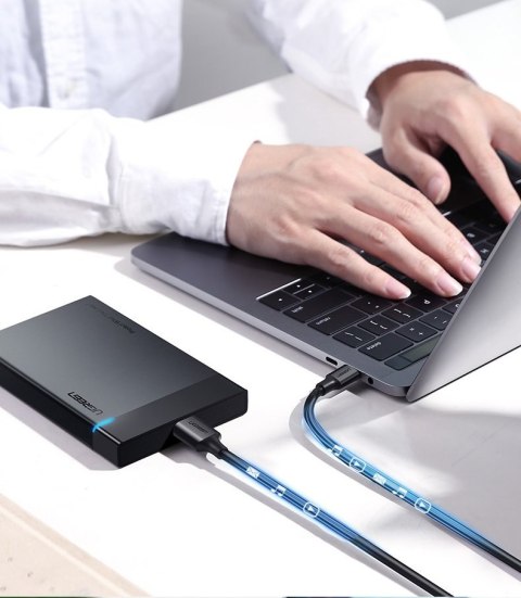 Kabel przewod USB-C - micro USB-B SuperSpeed 3.0 1m czarny Kabel przewod USB-C - micro USB-B SuperSpeed 3.0 1m czarny