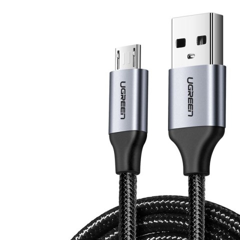 Kabel przewód USB - micro USB 1m szary Kabel przewód USB - micro USB 1m szary