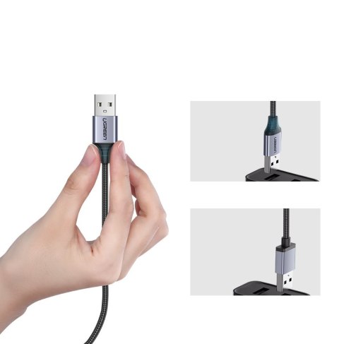 Kabel przewód USB - micro USB 1m szary Kabel przewód USB - micro USB 1m szary