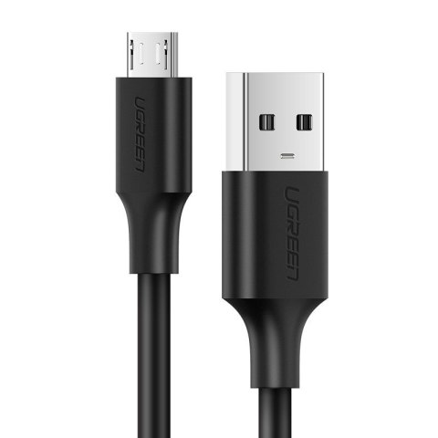 Kabel przewód USB - micro USB 2.4A 480Mbps 1.5m czarny Kabel przewód USB - micro USB 2.4A 480Mbps 1.5m czarny