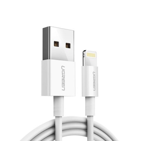 Kabel przewód do iPhone USB - Lightning MFI 2m 2.4A biały Kabel przewód do iPhone USB - Lightning MFI 2m 2.4A biały