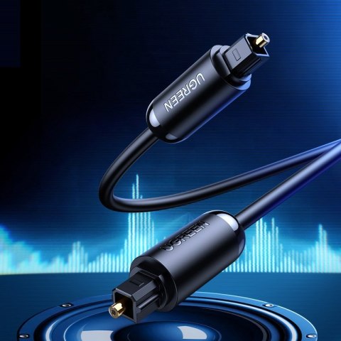 Kabel przewód optyczny audio cyfrowy światłowód Toslink SPDIF 1.5m szary Kabel przewód optyczny audio cyfrowy światłowód Toslink SPDIF 1.5m szary