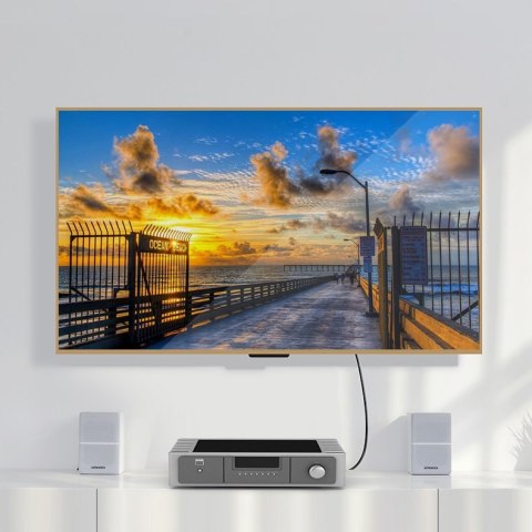 Kabel przewód optyczny audio cyfrowy światłowód Toslink SPDIF 1.5m szary Kabel przewód optyczny audio cyfrowy światłowód Toslink SPDIF 1.5m szary