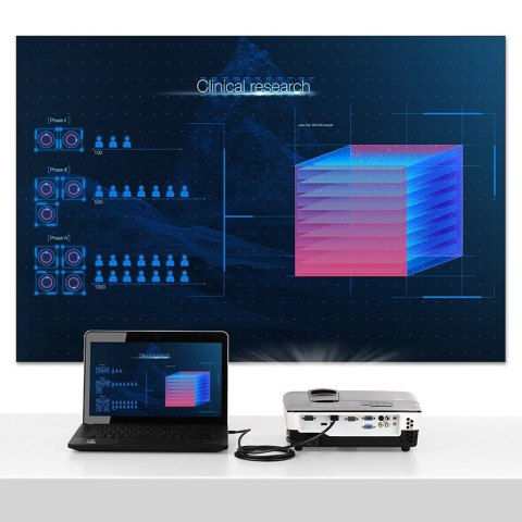 Kabel przewód przejściówka HDMI - micro HDMI 2.0v 4K 60Hz 30AWG 1.5m czarny Kabel przewód przejściówka HDMI - micro HDMI 2.0v 4K 60Hz 30AWG 1.5m czarny