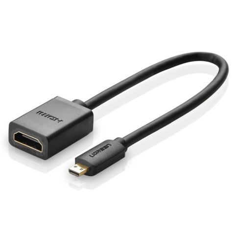 Kabel przewód przejściówka HDMI - micro HDMI 20cm czarny Kabel przewód przejściówka HDMI - micro HDMI 20cm czarny