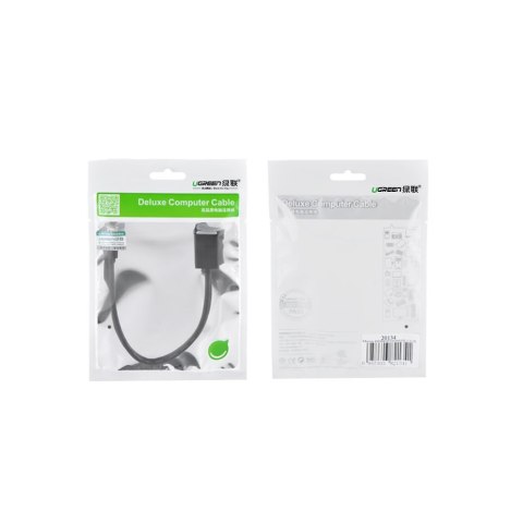 Kabel przewód przejściówka HDMI - micro HDMI 20cm czarny Kabel przewód przejściówka HDMI - micro HDMI 20cm czarny