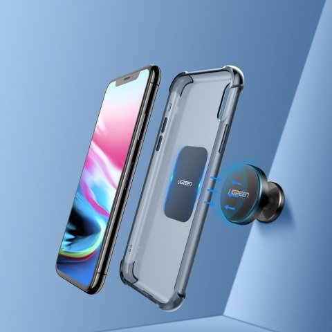Metalowa płytka do uchwytów magnetycznych na telefon smartfon czarny ZESTAW 2szt. Metalowa płytka do uchwytów magnetycznych na telefon smartfon czarny ZESTAW 2szt.