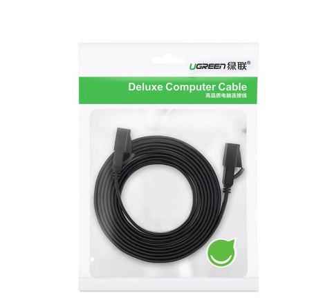 Płaski patchcord kabel przewód sieciowy LAN STP RJ45 Cat 7 10Gbps 3m czarny Płaski patchcord kabel przewód sieciowy LAN STP RJ45 Cat 7 10Gbps 3m czarny