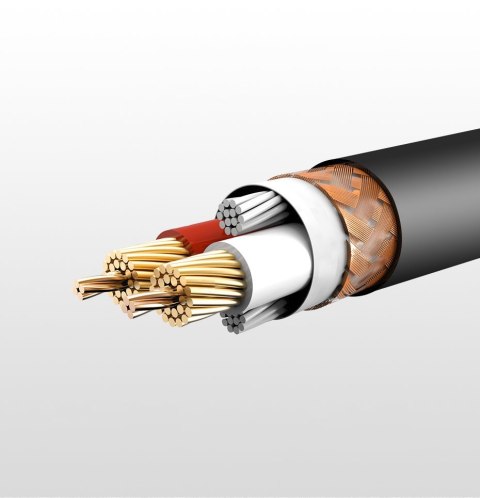Przedłużacz do kabla przewodu audio do mikrofonu XLR 3m czarny Przedłużacz do kabla przewodu audio do mikrofonu XLR 3m czarny