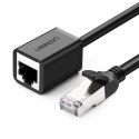 Przedłużacz do kabla skrętki FTP Ethernet RJ45 Cat 6 1000 Mbps 2m czarny