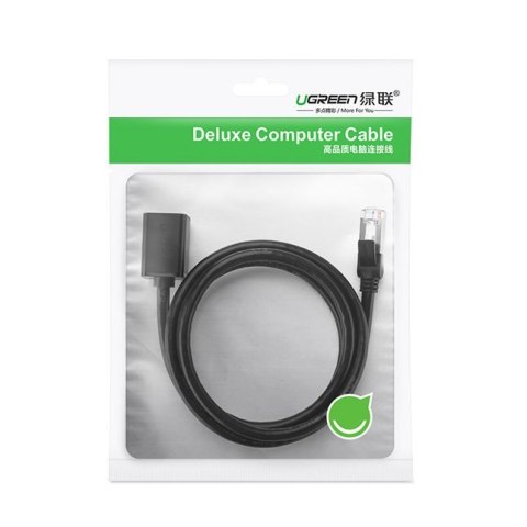 Przedłużacz do kabla skrętki FTP Ethernet RJ45 Cat 6 1000 Mbps 3m czarny Przedłużacz do kabla skrętki FTP Ethernet RJ45 Cat 6 1000 Mbps 3m czarny