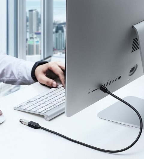 Przedłużacz przejściówka przewodu USB 3.0 2m czarny Przedłużacz przejściówka przewodu USB 3.0 2m czarny