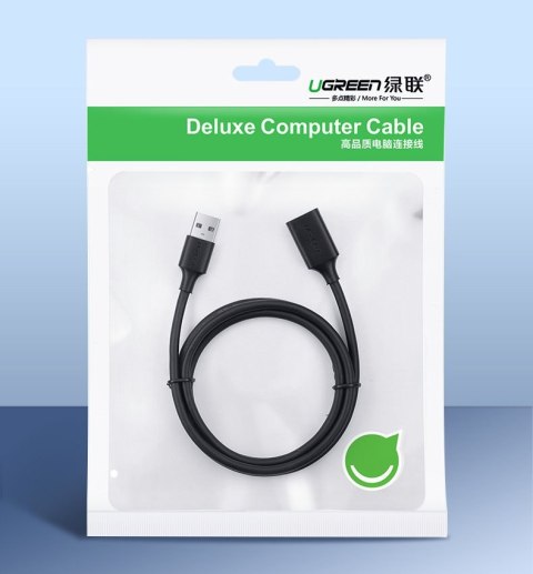 Przedłużacz przejściówka przewodu USB 3.0 2m czarny Przedłużacz przejściówka przewodu USB 3.0 2m czarny