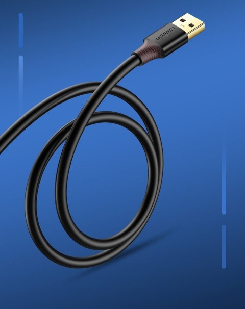 Przedłużacz przejściówka przewodu USB 3.0 2m czarny Przedłużacz przejściówka przewodu USB 3.0 2m czarny