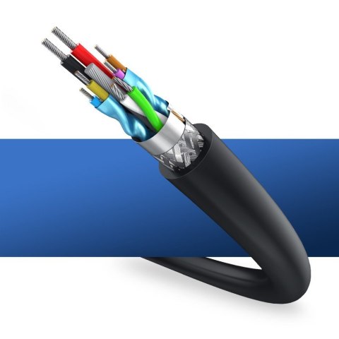 Przedłużacz przejściówka przewodu USB 3.0 2m czarny Przedłużacz przejściówka przewodu USB 3.0 2m czarny