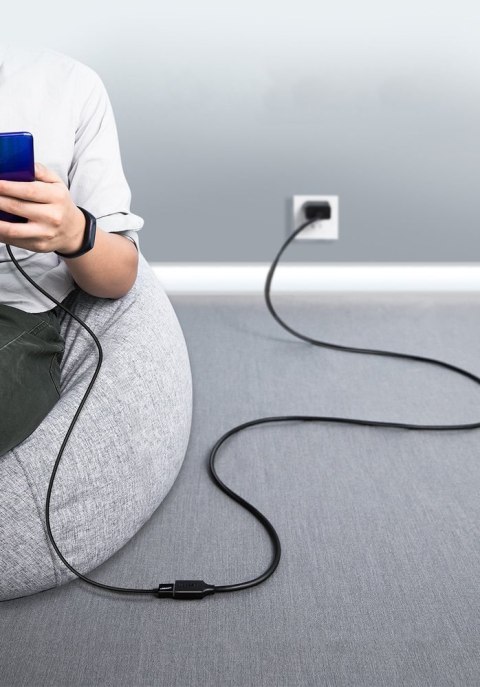 Przedłużacz przejściówka przewodu USB 3.0 2m czarny Przedłużacz przejściówka przewodu USB 3.0 2m czarny