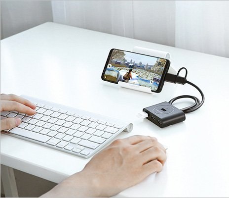 Rozdzielacz HUB portu USB do 4x USB 3.2 kabel 0.5 m czarny Rozdzielacz HUB portu USB do 4x USB 3.2 kabel 0.5 m czarny