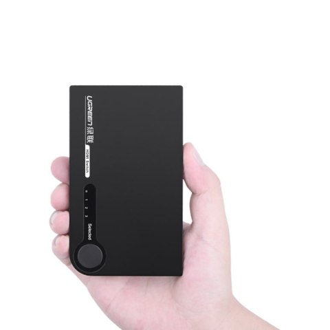 Rozdzielacz splitter switch HDMI - 3x HDMI 3D 4K czarny Rozdzielacz splitter switch HDMI - 3x HDMI 3D 4K czarny