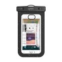 Wodoodporny pokrowiec etui na telefon do 6.0'' na basen nad wodę czarny