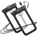 Wodoodporny pokrowiec etui na telefon do 6.0'' na basen nad wodę czarny