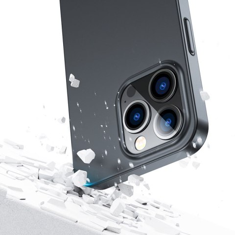 Etui pokrowiec do iPhone 13 Pro Max obudowa na tył i przód + szkło hartowane czarny Etui pokrowiec do iPhone 13 Pro Max obudowa na tył i przód + szkło hartowane czarny