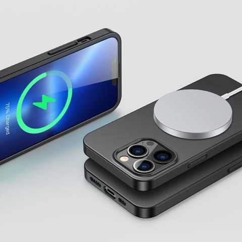 Etui pokrowiec do iPhone 13 Pro obudowa na tył i przód + szkło hartowane czarny Etui pokrowiec do iPhone 13 Pro obudowa na tył i przód + szkło hartowane czarny