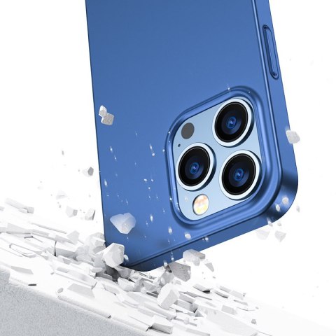 Etui pokrowiec do iPhone 13 Pro obudowa na tył i przód + szkło hartowane niebieski Etui pokrowiec do iPhone 13 Pro obudowa na tył i przód + szkło hartowane niebieski