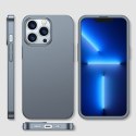 Etui pokrowiec do iPhone 13 Pro obudowa na tył i przód + szkło hartowane szary