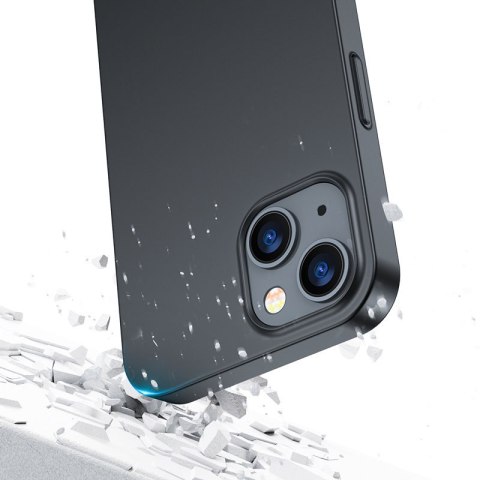 Etui pokrowiec do iPhone 13 obudowa na tył i przód + szkło hartowane czarny Etui pokrowiec do iPhone 13 obudowa na tył i przód + szkło hartowane czarny