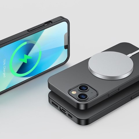 Etui pokrowiec do iPhone 13 obudowa na tył i przód + szkło hartowane czarny Etui pokrowiec do iPhone 13 obudowa na tył i przód + szkło hartowane czarny
