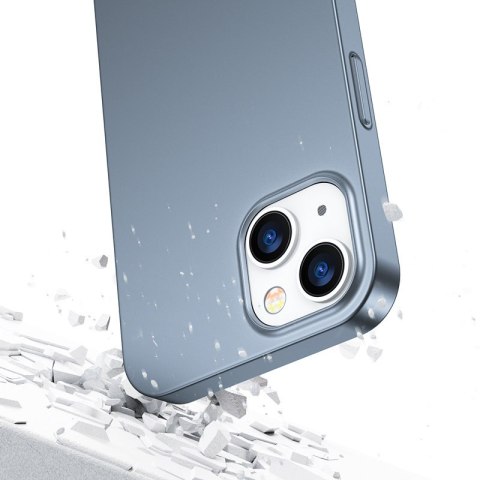 Etui pokrowiec do iPhone 13 obudowa na tył i przód + szkło hartowane szary Etui pokrowiec do iPhone 13 obudowa na tył i przód + szkło hartowane szary